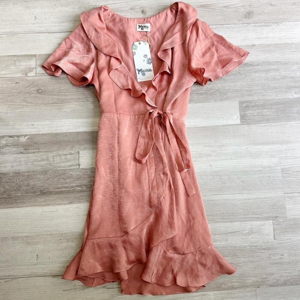 Show Me Your Mumu Wrap Dress Size XS